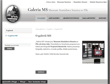 Tablet Screenshot of galeriams.pl